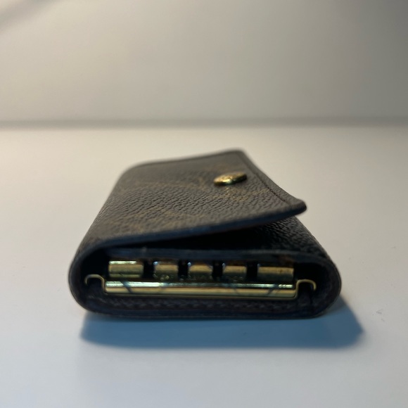 Louis Vuitton LV Coated Canvas Monogram Logo 3 Key Holder Wallet Cardholder - Picture 6 of 15